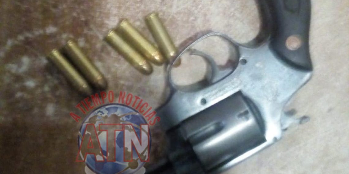 SPM detiene a sujeto con un revólver en Huehuetán
