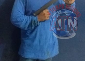 Detienen a presunto mara 13 con una chimba