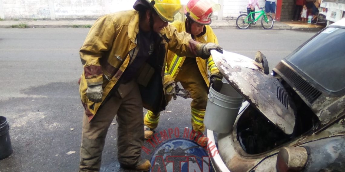 Se incendia un vehículo
