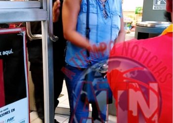 Entraron a robar abarrotes a una tienda de Oxxo