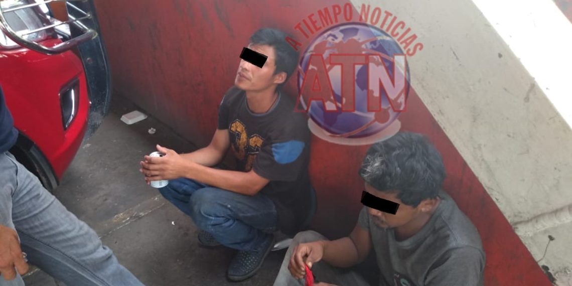 Operativos en los estacionamientos públicos de plazas de Tapachula: Dos detenidos