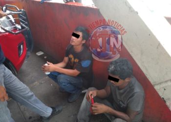 Operativos en los estacionamientos públicos de plazas de Tapachula: Dos detenidos