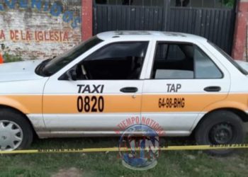 Autoridades estatales Localizan taxi local con reporte de robo