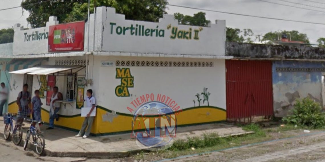 Delincuentes entran a robar a una tortillería