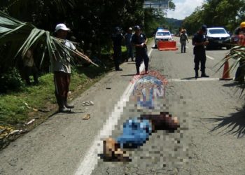 Motociclista muere el Hospital General de Huixtla