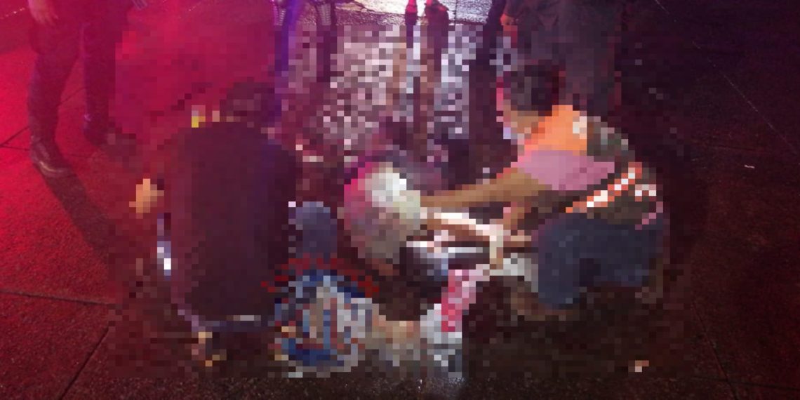 Un taxi lo atropelló