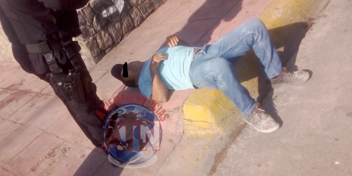 Vehículo desconocido lo atropelló