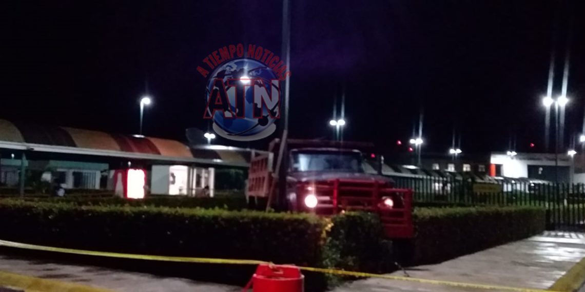 Seis delincuentes intentaron robar el cajero de Ciudad salud de Tapachula