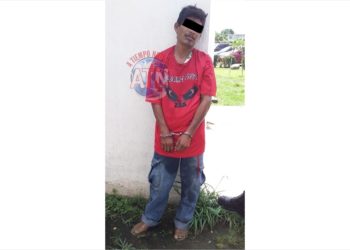 Con machete en mano fue detenido