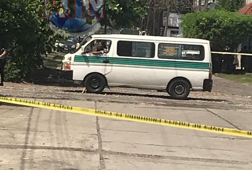 De dos balazos asesinan a conductor de la combi colectiva Ruta Unidad Administrativa – centro
