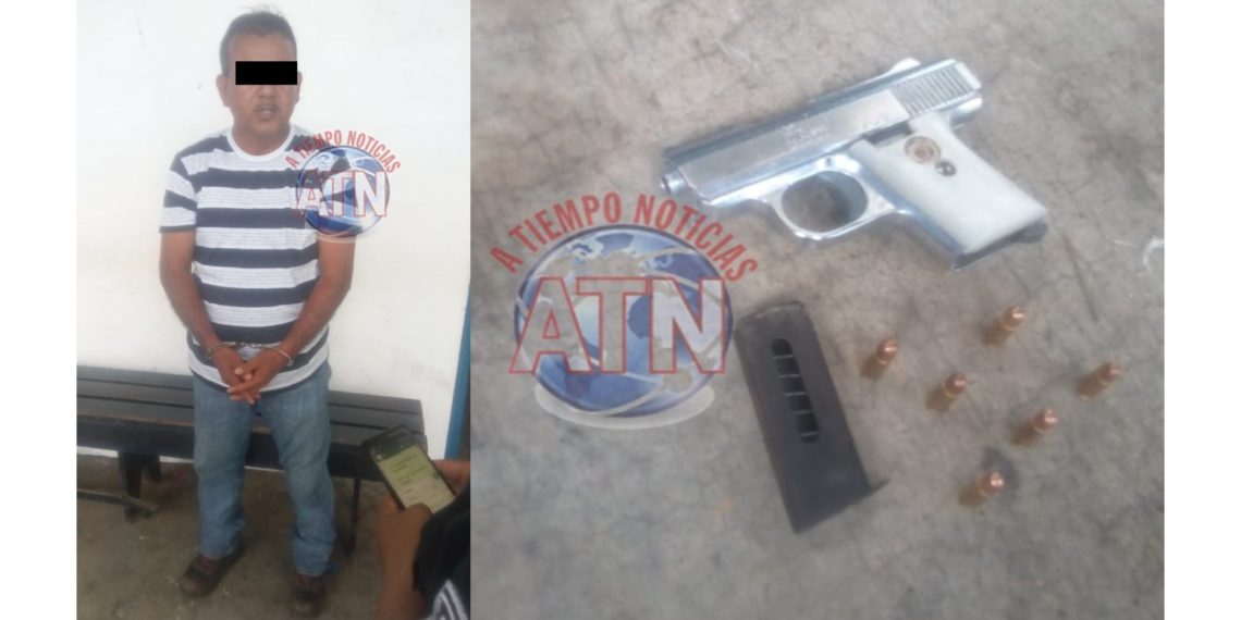 Detenido con una pistola