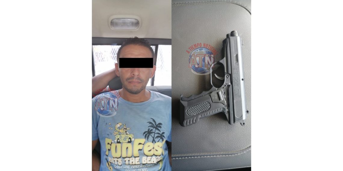 Detienen a presunto asaltante