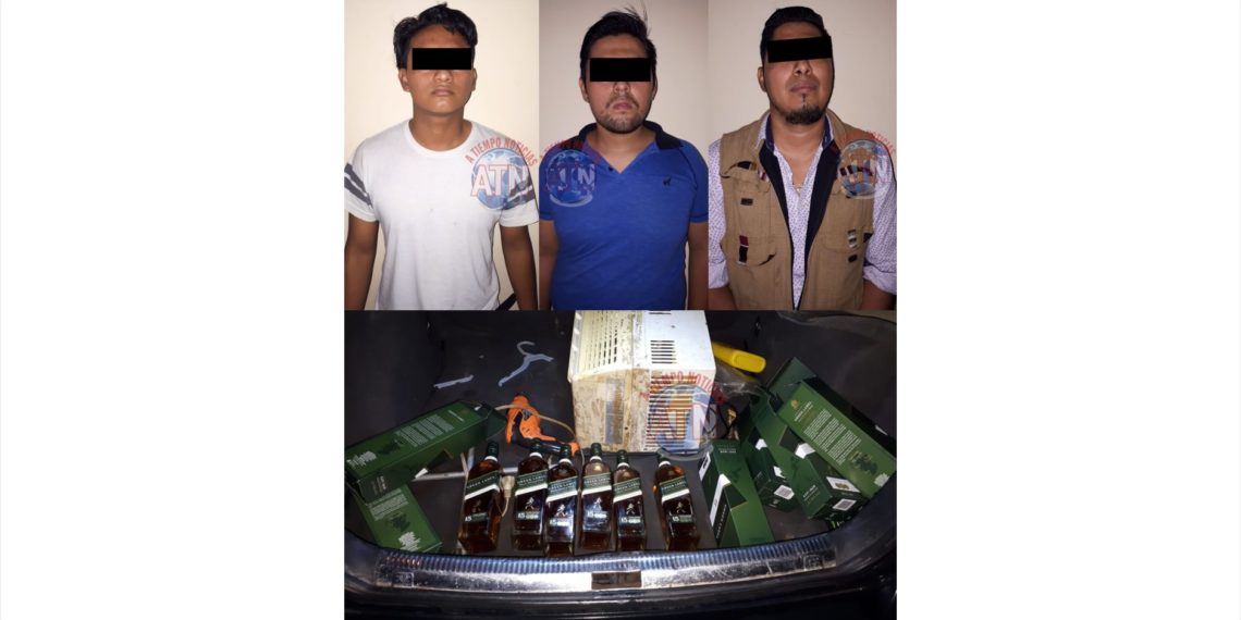Empleado de Sam’s Club detenidos con 7 botellas de licor que habían robado de la tienda