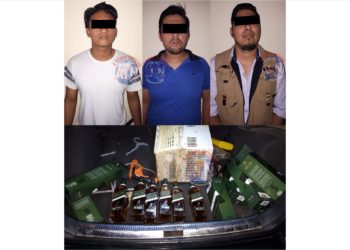 Empleado de Sam’s Club detenidos con 7 botellas de licor que habían robado de la tienda