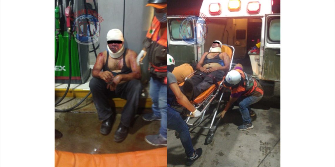 Los Golpearon por chocar contra motociclista