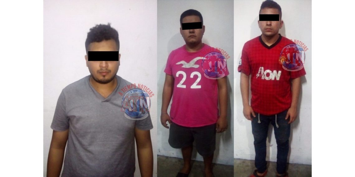 Grupo Antipandillas detiene a tres con marihuana, crack y motoneta de dudosa procedencia
