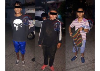 SSPM detiene a tres por robar en un Oxxo