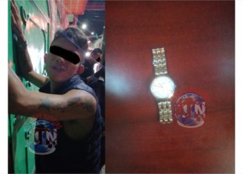 Detienen a sujeto que junto con taxista entraron a robar a una casa