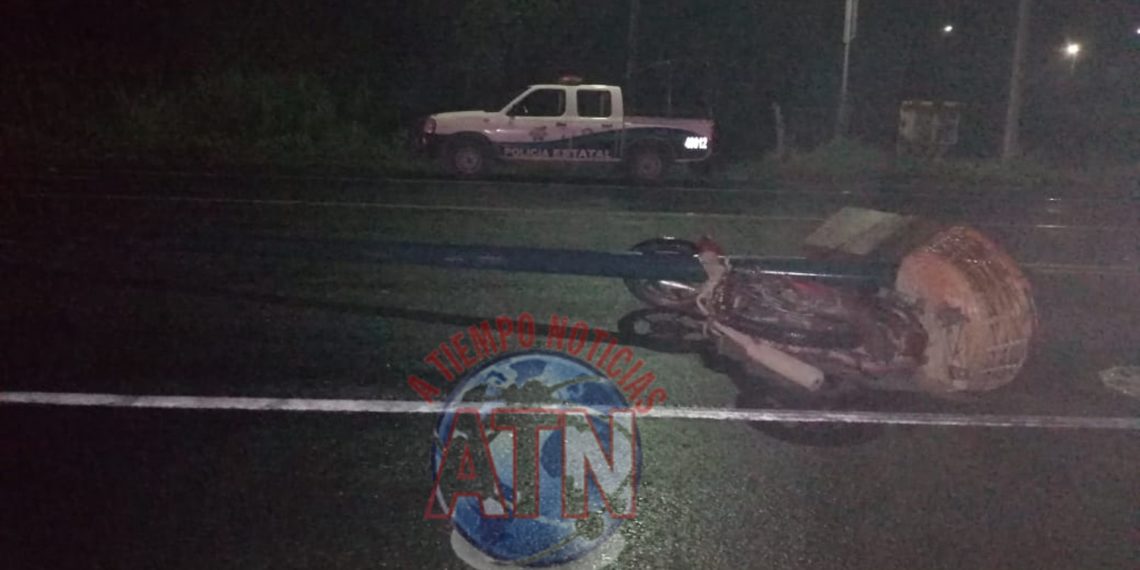 Motociclista lesionado