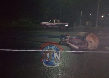 Motociclista lesionado