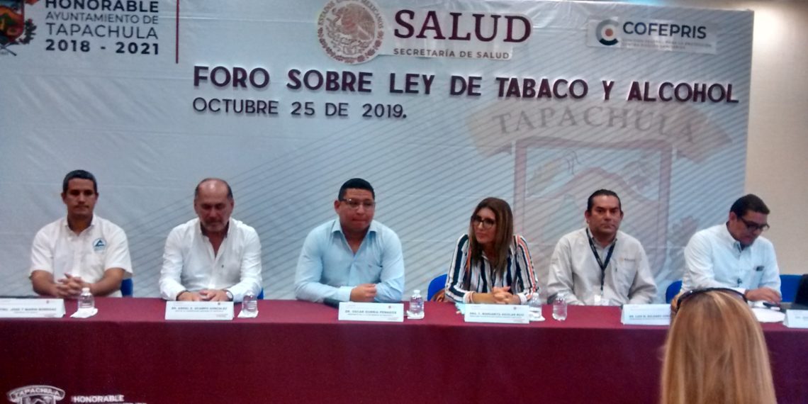 Realizan Foro Sobre Ley De Tabaco Y Alcohol En Tapachula