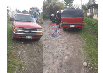 Abandonan vehículo robado en Palo seco