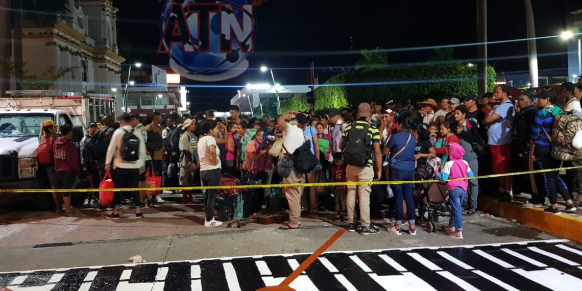 Más de 2 mil migrantes salen de Tapachula