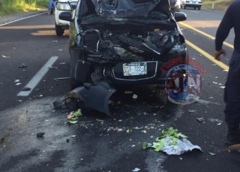 El choque por alcance de 2 vehículos deja una persona lesionada y daños materiales por varios miles de pesos