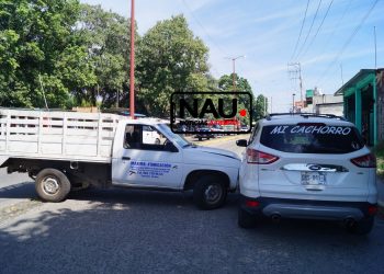 Ocasionó accidente al dar vuelta en U