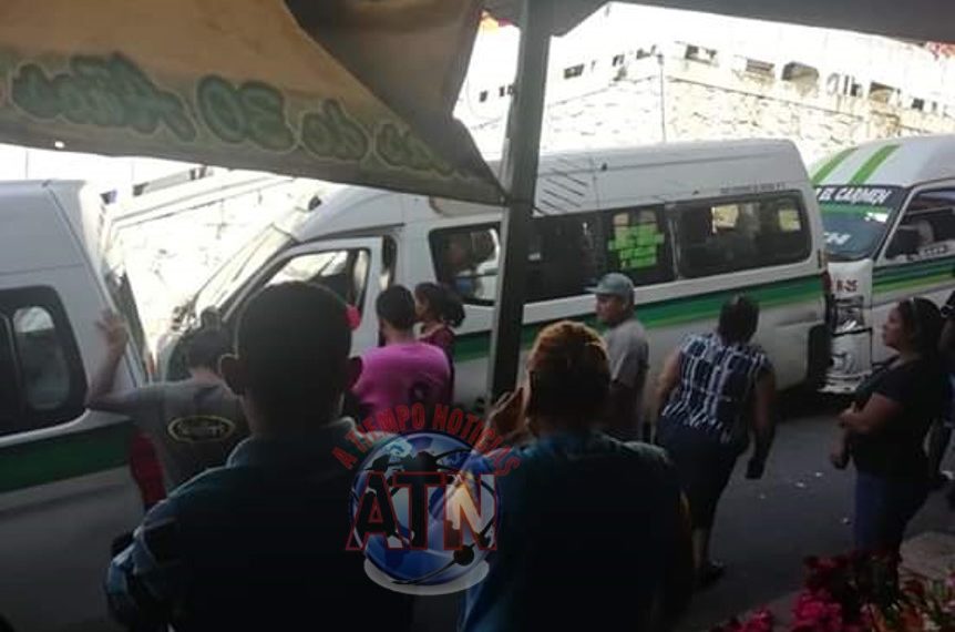 Colectiva se le fue los frenos