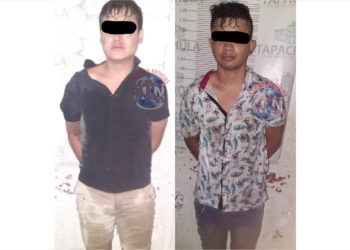 Detienen a dos jóvenes por alterar el orden