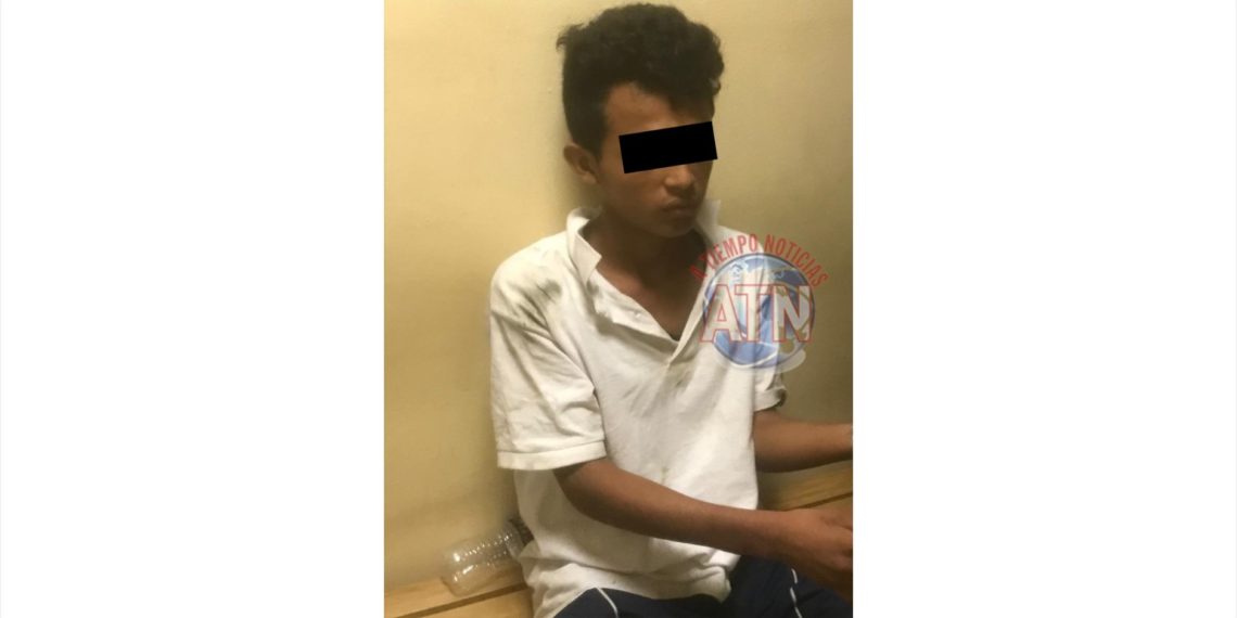 Detenido con marihuana y un cuchillo