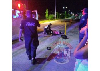 Accidente de motocicleta deja un muerto y una persona lesionada