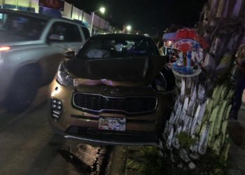 Una lesionada en fuerte accidente