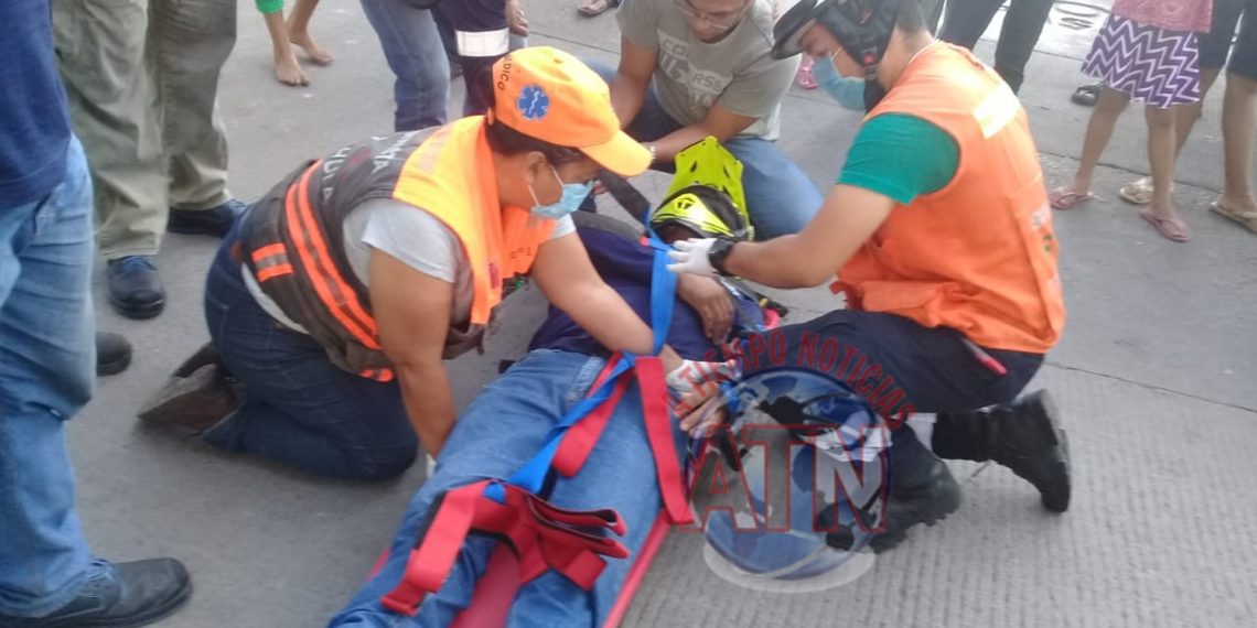 MOTOCICLISTA LESIONADO