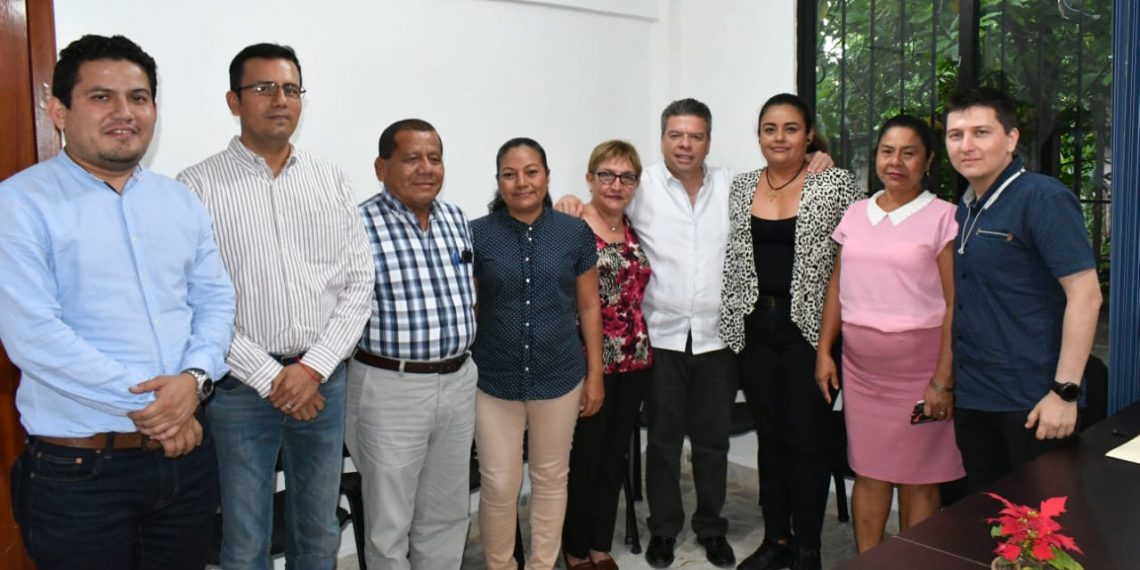 Visita Ismael Brito delegación de Gobierno en Palenque