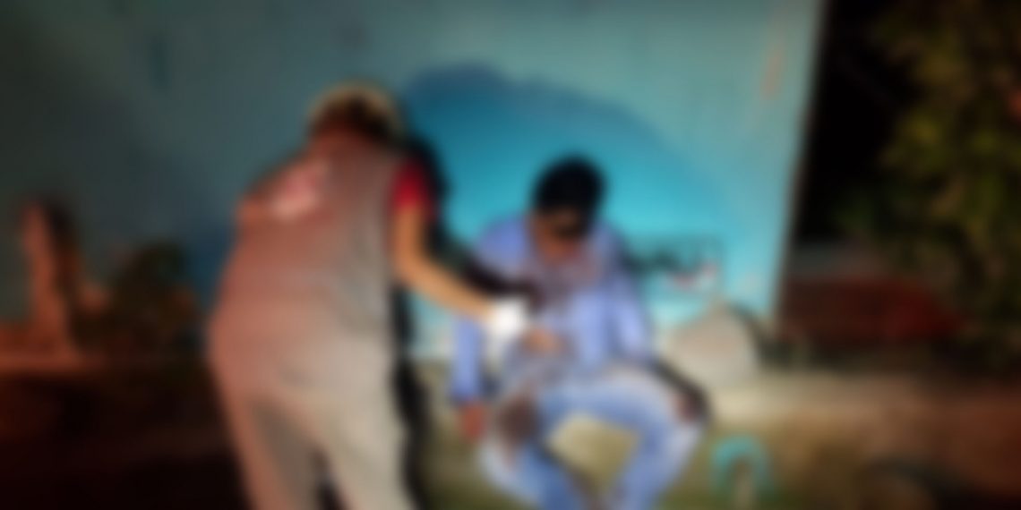 En la zona alta derrapó con motocicleta