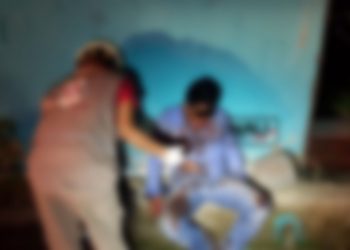 En la zona alta derrapó con motocicleta