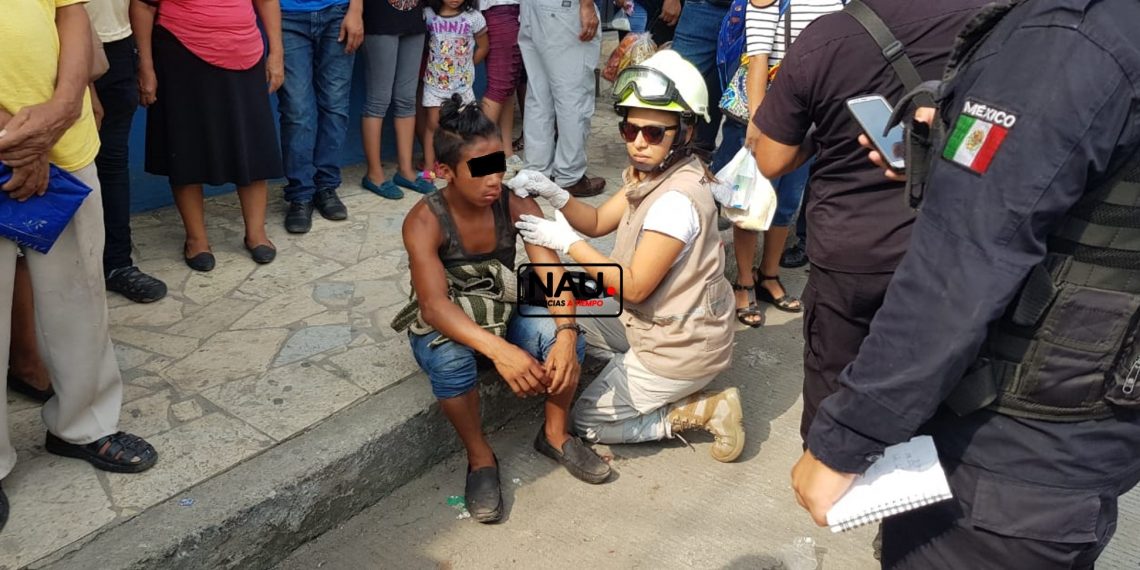 Joven de 20 años fue atropellado por un taxista