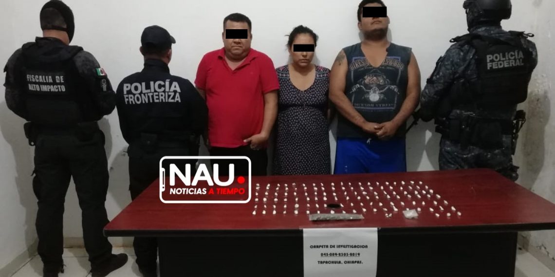 Detienen a tres presuntos distribuidores de droga