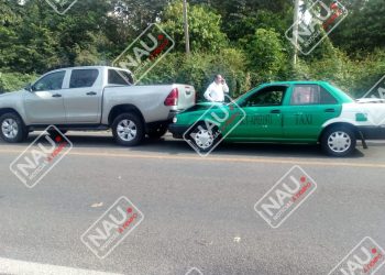 Chocaron en la carretera a Tuxtla Chico