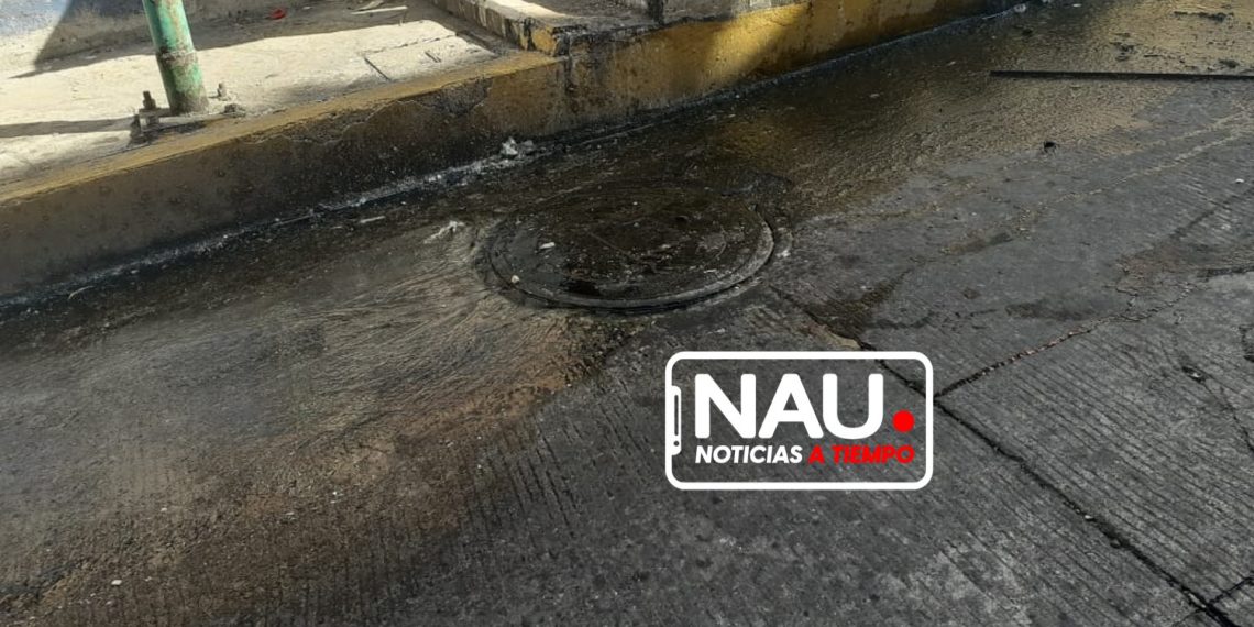 Bloquean la 1ª calle poniente por falta de atención de COAPATAP