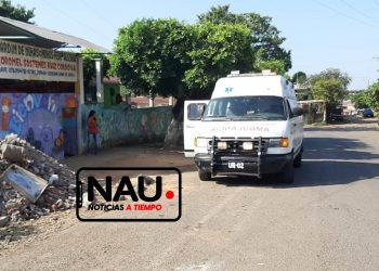 Grupo SAE brinda primeros auxilios a joven mujer en el interior de un jardín de niños