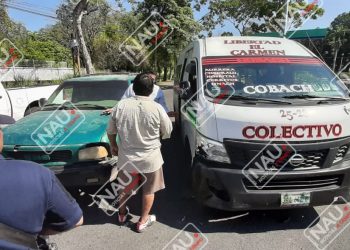 Se descuidó y chocó