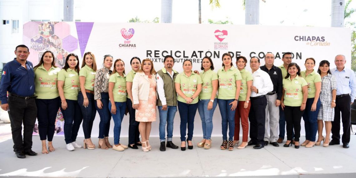 Se suma Voluntariado a Reciclatón del DIF Chiapas