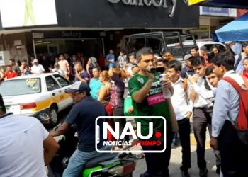 Inspectores y policías municipales se enfrentan con vendedores ambulantes