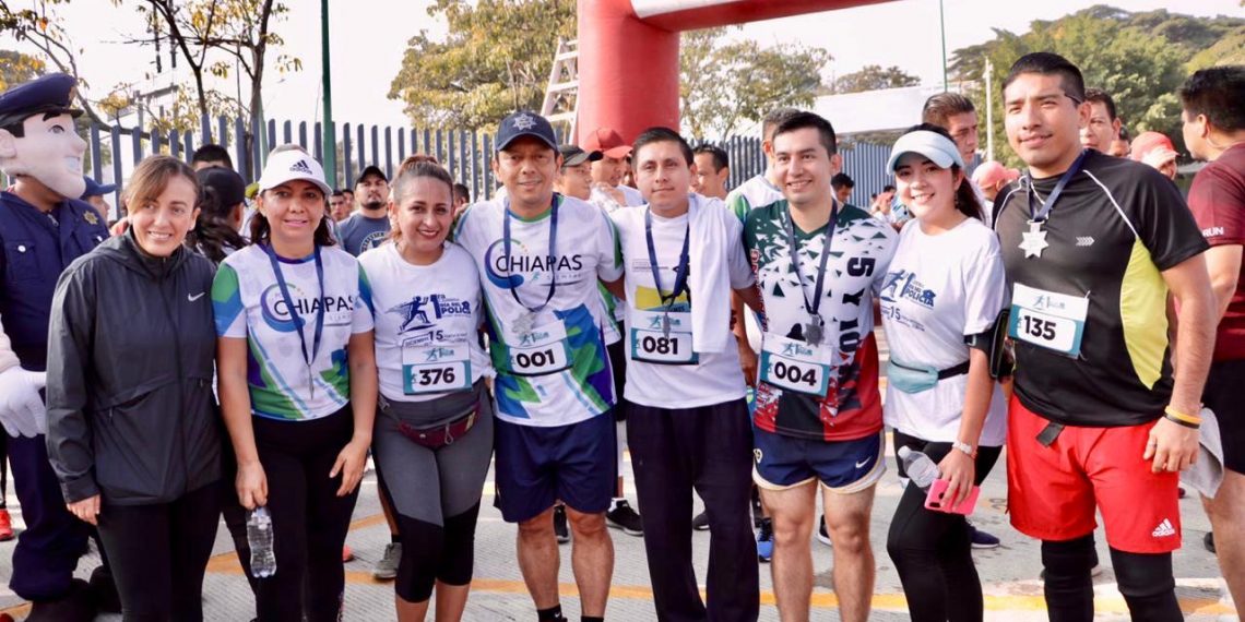 Participa Jorge Llaven en carrera pedestre Día del Policía