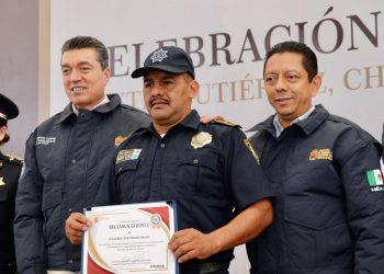 Reconoce Jorge Llaven labor de las y los policías para garantizar la seguridad en Chiapas