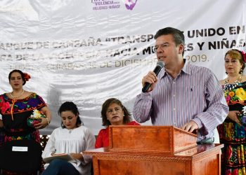 Promueve Ismael Brito campaña contra la violencia hacia mujeres y niñas