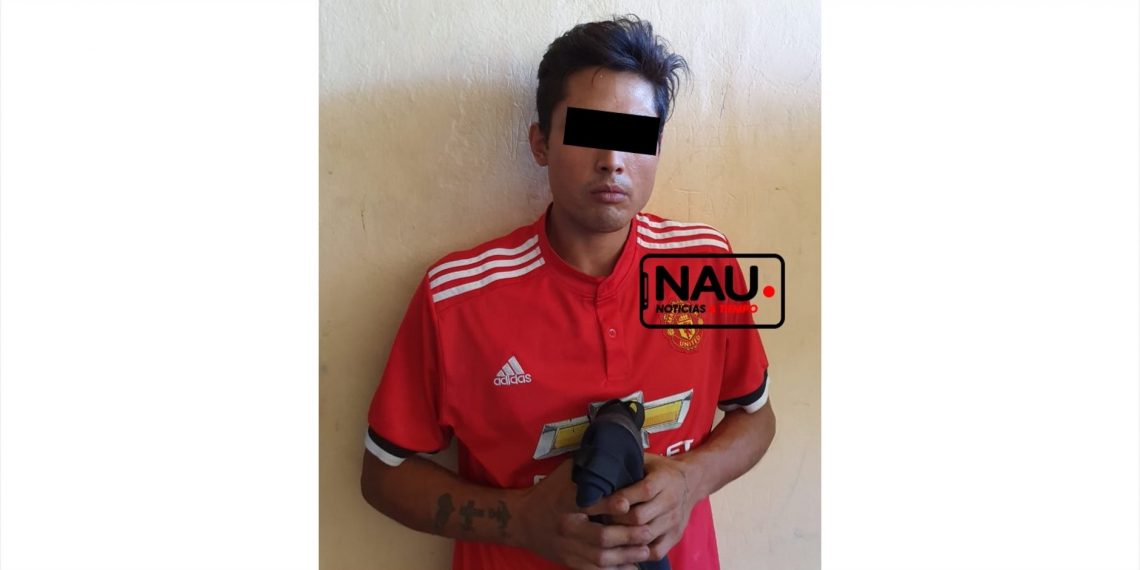 Causó daños a una casa; fue detenido